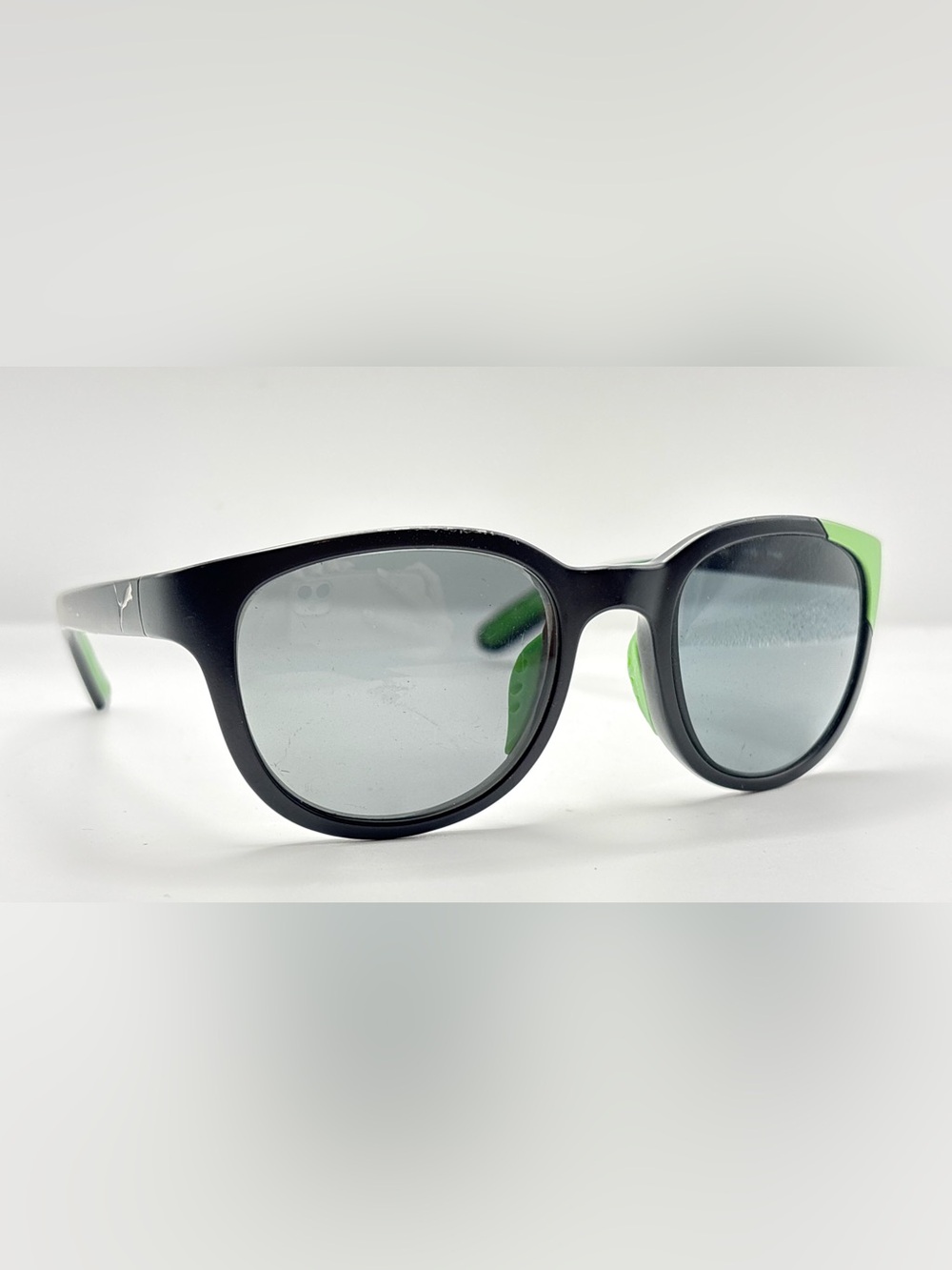 Puma PU15713 Black Green Oval Sunglasses Frames Only